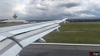 Cock Out On The Flight – She Made Me Blast Off In Under Two Minutes