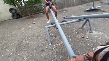 Public Park Threesome: Risky Fun With My Slutty Girlfriend And A Horny Stranger
