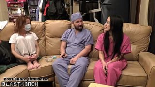 Nurse Blaire Celeste Takes A Massive Facial Cumshot