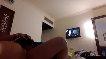 Hotel Room Threesome: My Girlfriend And I Double-team A Slutty Illusion