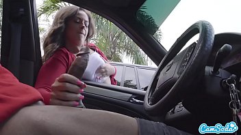 Public Handjob From A Cute Teen After She Spots My Massive Black Cock