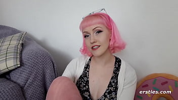 Naughty Solo Babe Teases Her Dripping Wet Pussy