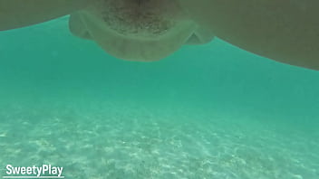 Submerged Slut Filled And Swimming