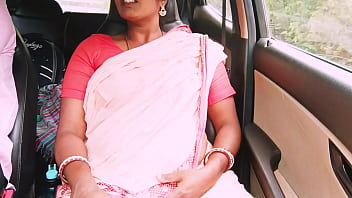 Desi Maid Gets Nasty In The Car With Raw Telugu Dirty Talk