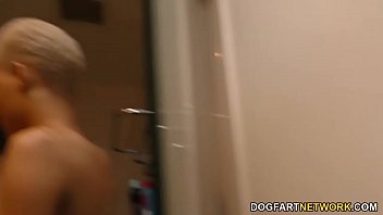 Ebony Arie Faye Takes A Massive Cock Deep Inside