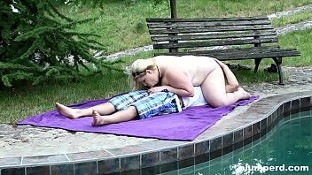 Big Beautiful Woman Drains The Pool Boy Dry