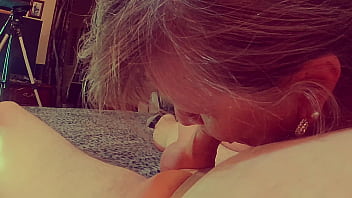 Grandma Blue’s Mouth-watering View: My Lips Wrapped Around Your Hard Cock